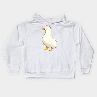 Cute Duck art Kids Hoodie